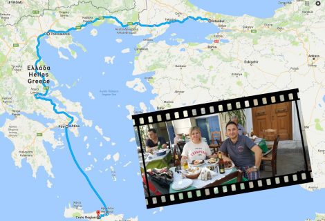 Arabayla İstanbul’dan Girit Adası’na giden Tavaşoğlu çiftinin harika tatil hikayesi